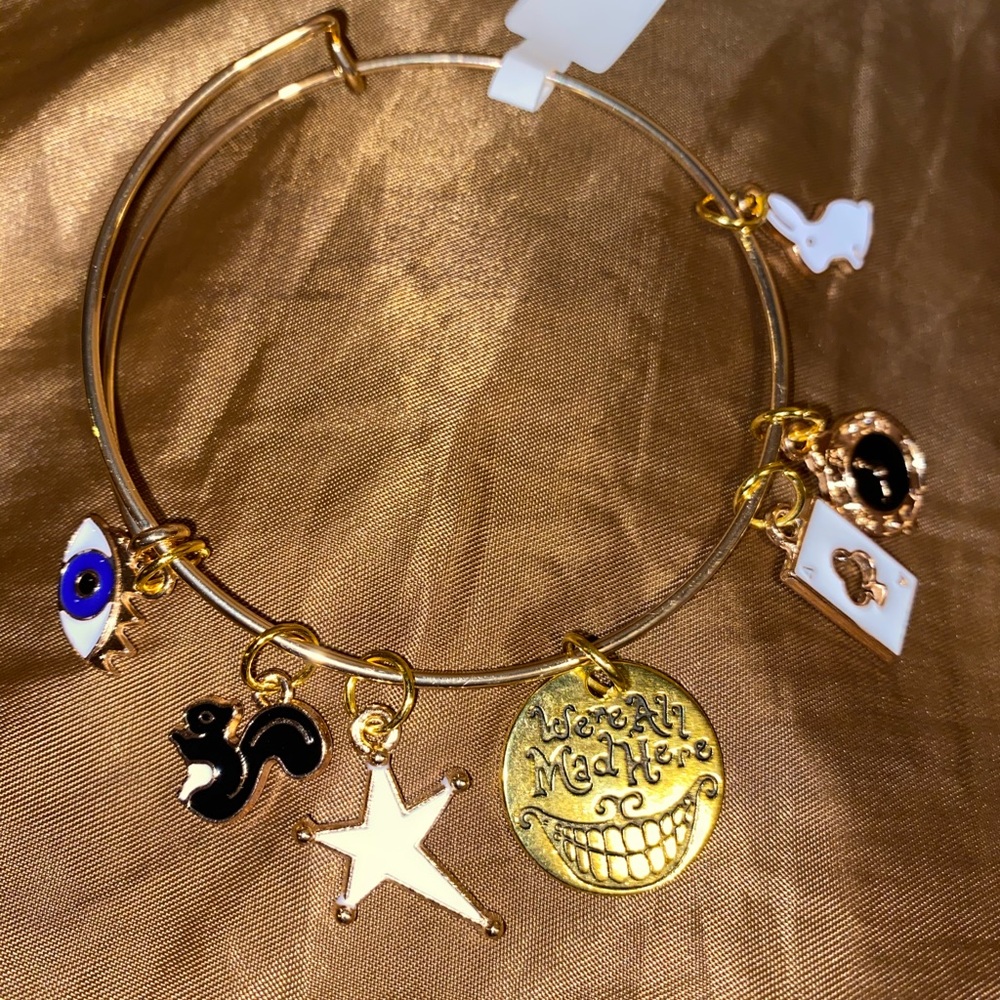 “The Mad Hatter” Gold Expandable Br…